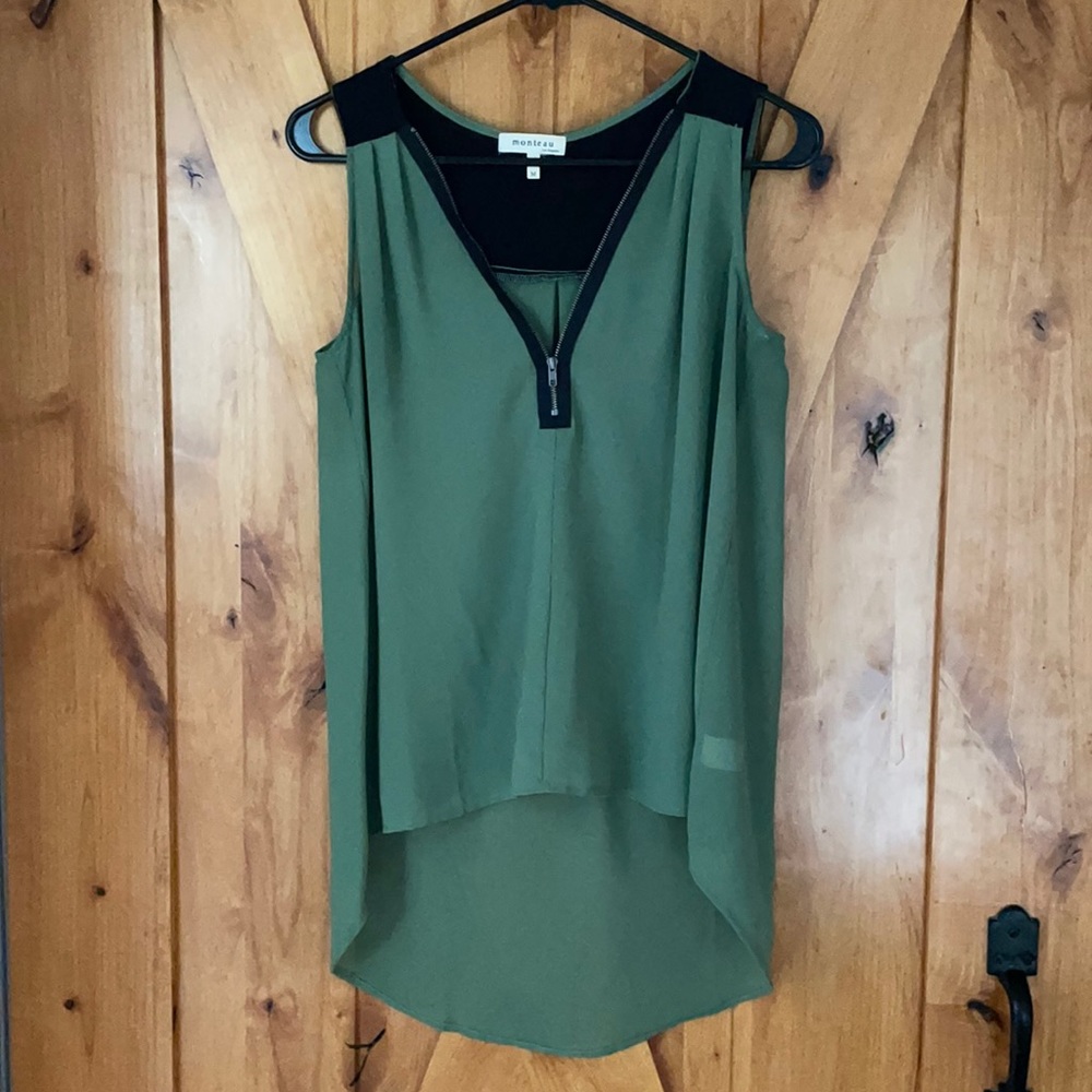 Sheer tank top